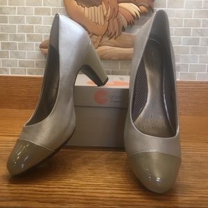 Espalladino leather pumps taupe Easy Spirit